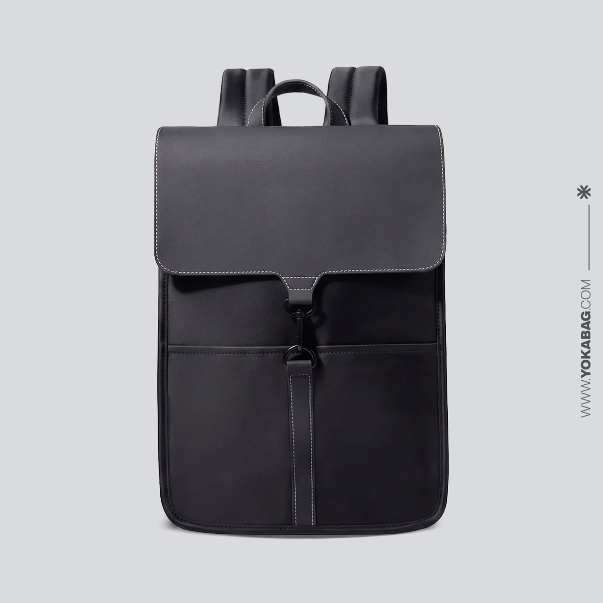Sac à Dos Voyage Minimaliste Noir – Yokabag