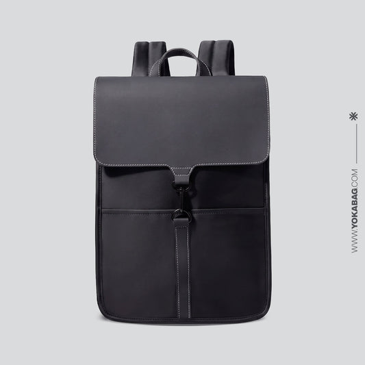 Sac à Dos Voyage Minimaliste Noir – Yokabag