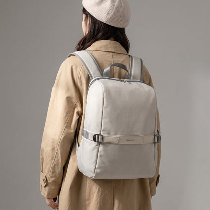 Sac à Dos Voyage pour Ordinateur 15 Pouces Femme Blanc – vue 2 – Yokabag
