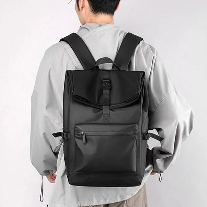 Sac à Dos Voyage pour Ordinateur 17 Pouces Homme Imperméable Bleu Marine – vue 2 – Yokabag
