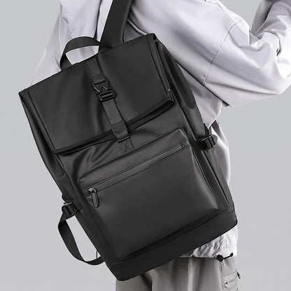 Sac à Dos Voyage pour Ordinateur 17 Pouces Homme Imperméable Gris – vue 3 – Yokabag