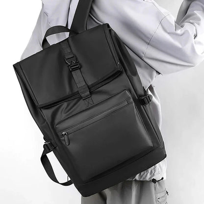 Sac à Dos Voyage pour Ordinateur 17 Pouces Homme Imperméable Gris – vue 3 – Yokabag