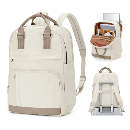 Sac à Dos Ordinateur Femme pour Voyager (15.6 Pouces)