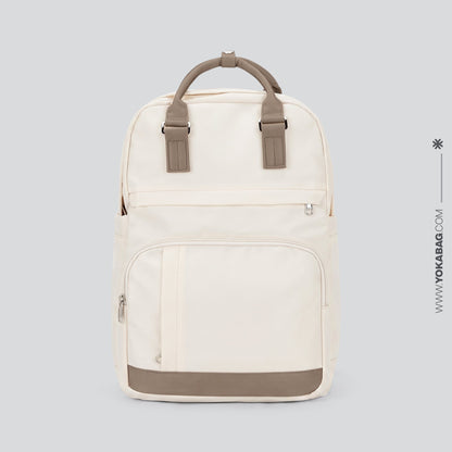 Sac à Dos Ordinateur Femme pour Voyager (15.6 Pouces) Gris – vue 2 – Yokabag
