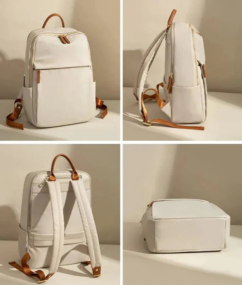 Sac à Dos Ordinateur Femme - pour Voyages (14/16 Pouces) Gris – vue 3 – Yokabag