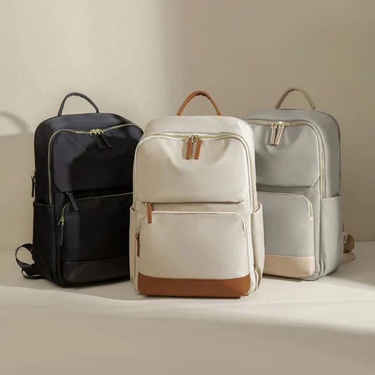 Sac à Dos Ordinateur Femme - Pour Voyager (15.6 Pouces) Noir – vue 2 – Yokabag