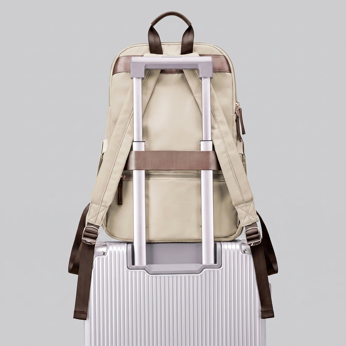 Sac à Dos de Voyage pour Femme (15.6 Pouces) Noir – vue 3 – Yokabag