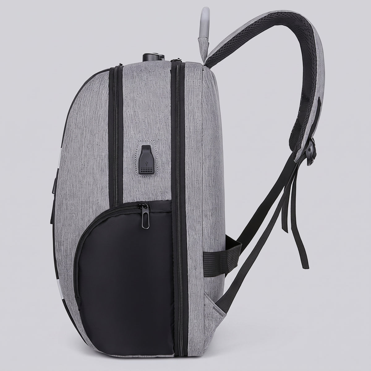 Sac à Dos Ordinateur Homme Sécurisé (15.6) voyages – vue 8 – Yokabag