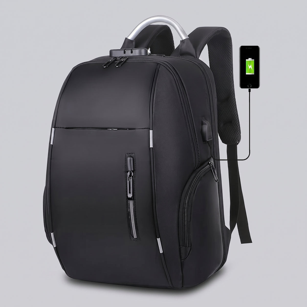 Sac à Dos Ordinateur Homme Sécurisé (15.6) voyages – vue 13 – Yokabag