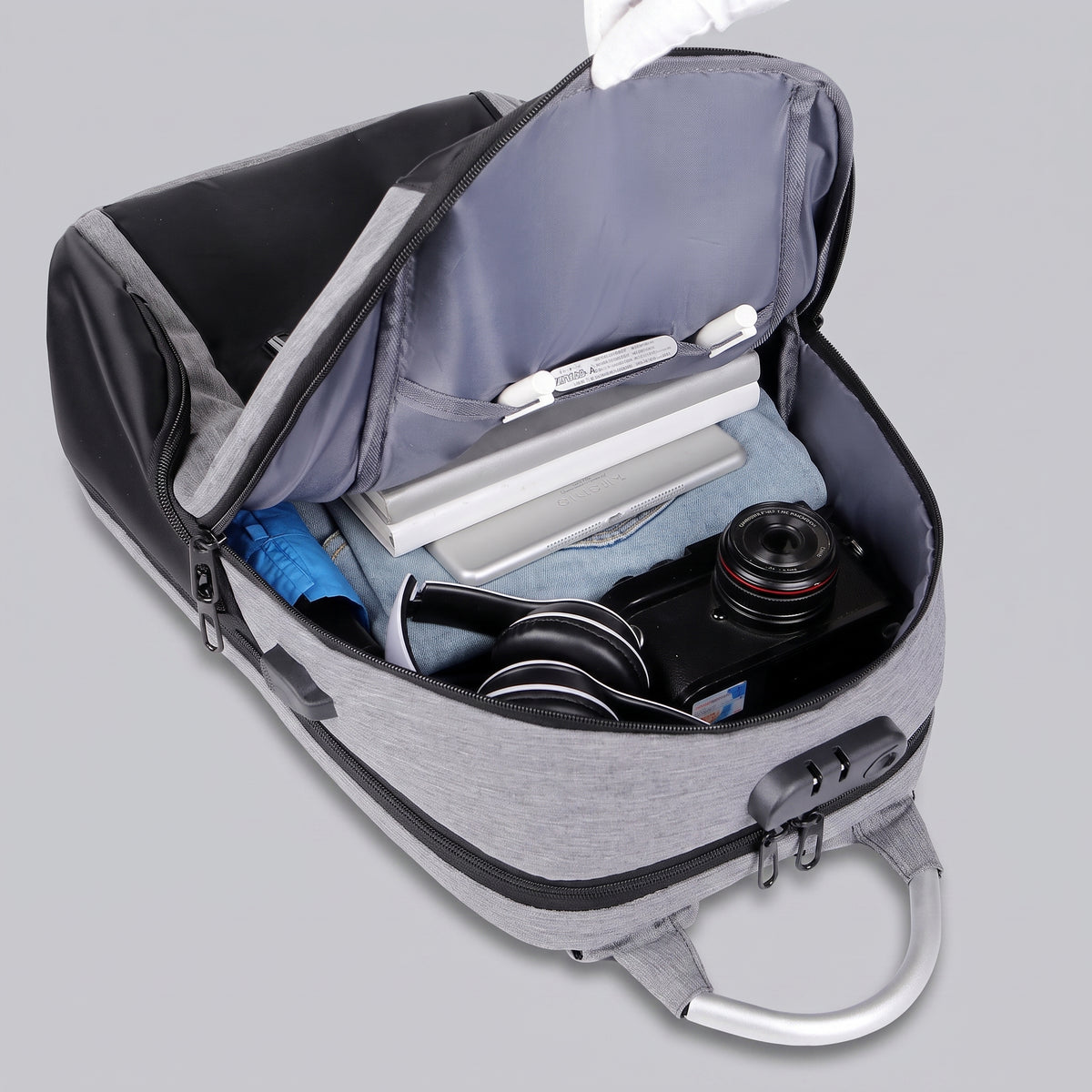Sac à Dos Ordinateur Homme Sécurisé (15.6) voyages – vue 6 – Yokabag