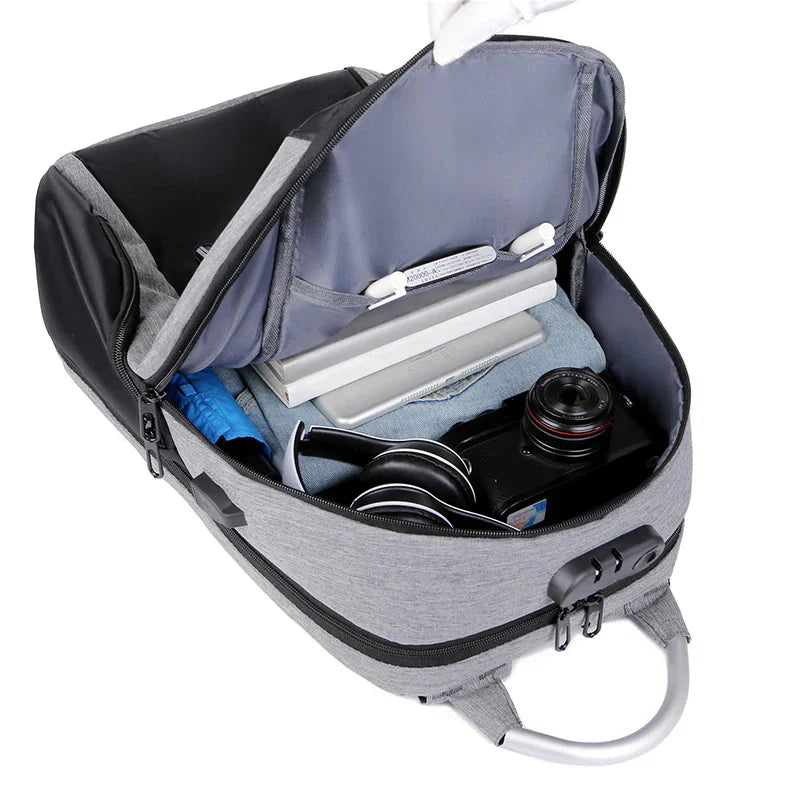 Sac à Dos Ordinateur Homme Sécurisé (15.6) voyages – vue 6 – Yokabag