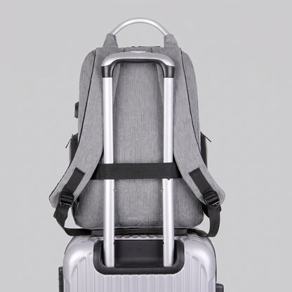 Sac à Dos Ordinateur Homme Sécurisé (15.6) voyages Bleu Marine – vue 3 – Yokabag