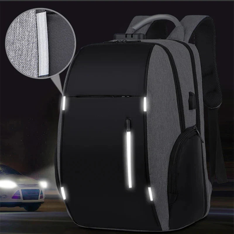 Sac à Dos Ordinateur Homme Sécurisé (15.6) voyages – vue 9 – Yokabag