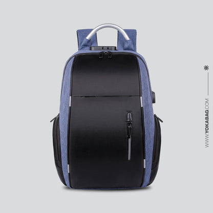 Sac à Dos Ordinateur Homme Sécurisé (15.6) voyages – vue 16 – Yokabag