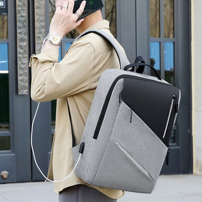 Sac à Dos pour Ordinateur Homme - Voyager Bleu Marine – vue 2 – Yokabag