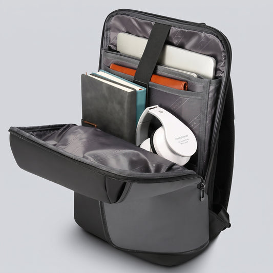 Sac à Dos Ordinateur Homme Business Explorer Noir – vue 2 – Yokabag
