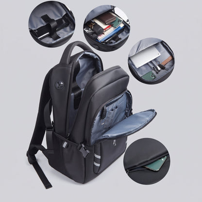 Sac à Dos Ordinateur Portable Homme Rouge – vue 3 – Yokabag