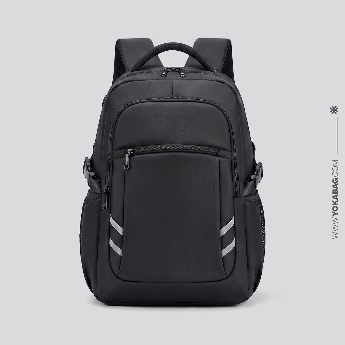 Sac à Dos Ordinateur Portable Homme Bleu Marine – vue 2 – Yokabag
