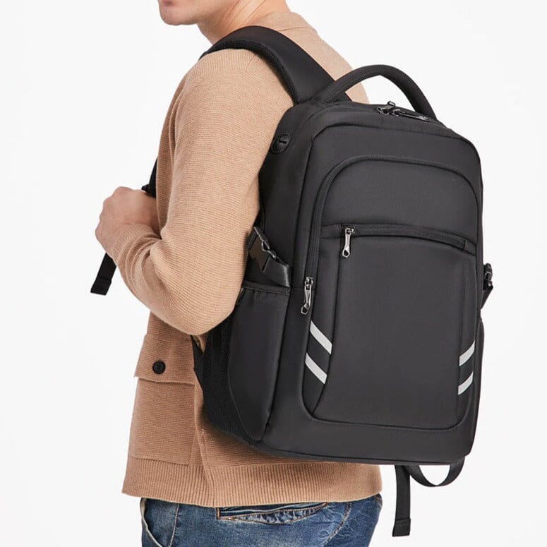 Sac à Dos Ordinateur Portable Homme Bleu Marine – vue 2 – Yokabag