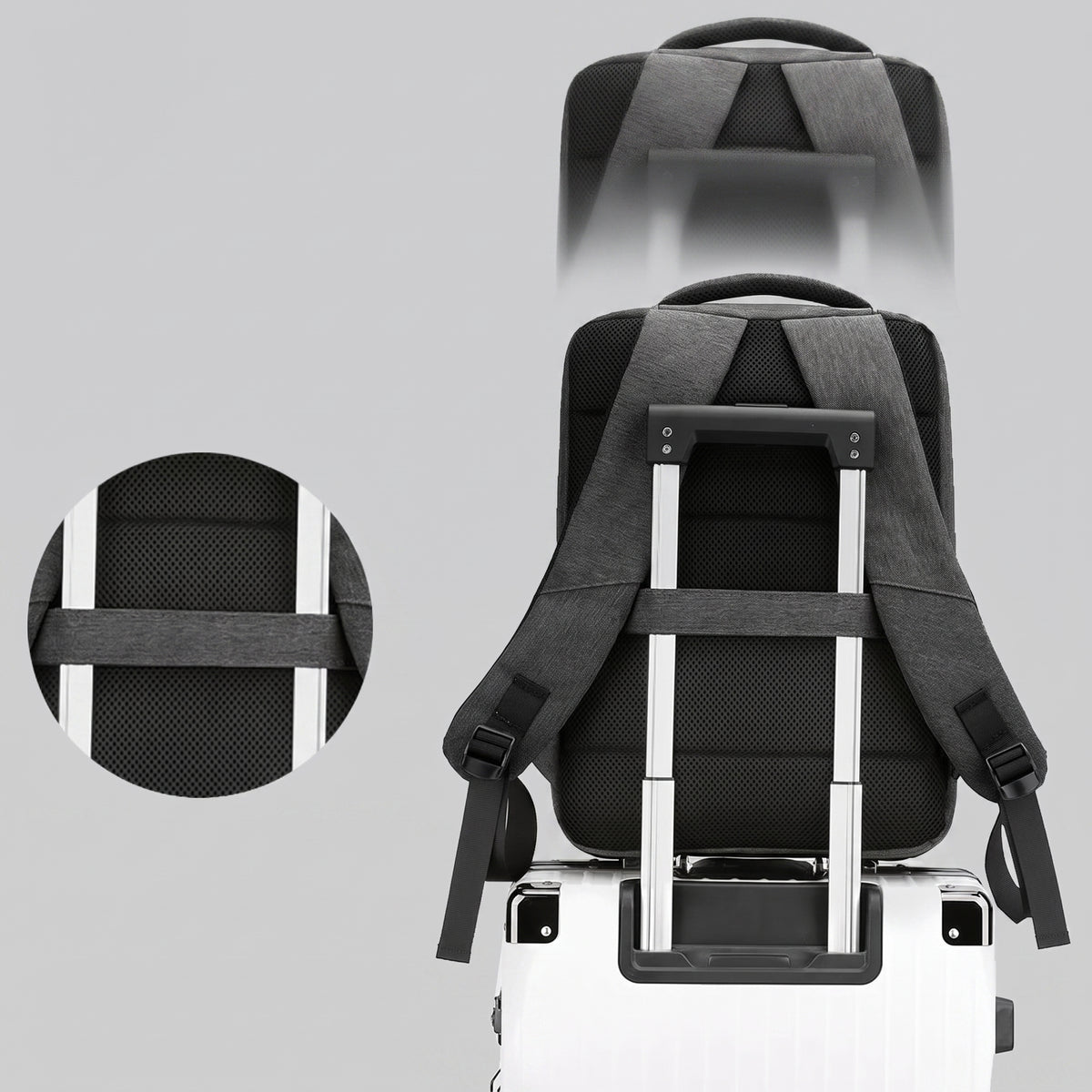 Sac à Dos pour Homme 15.6 Pouces - Édition Voyage – vue 4 – Yokabag