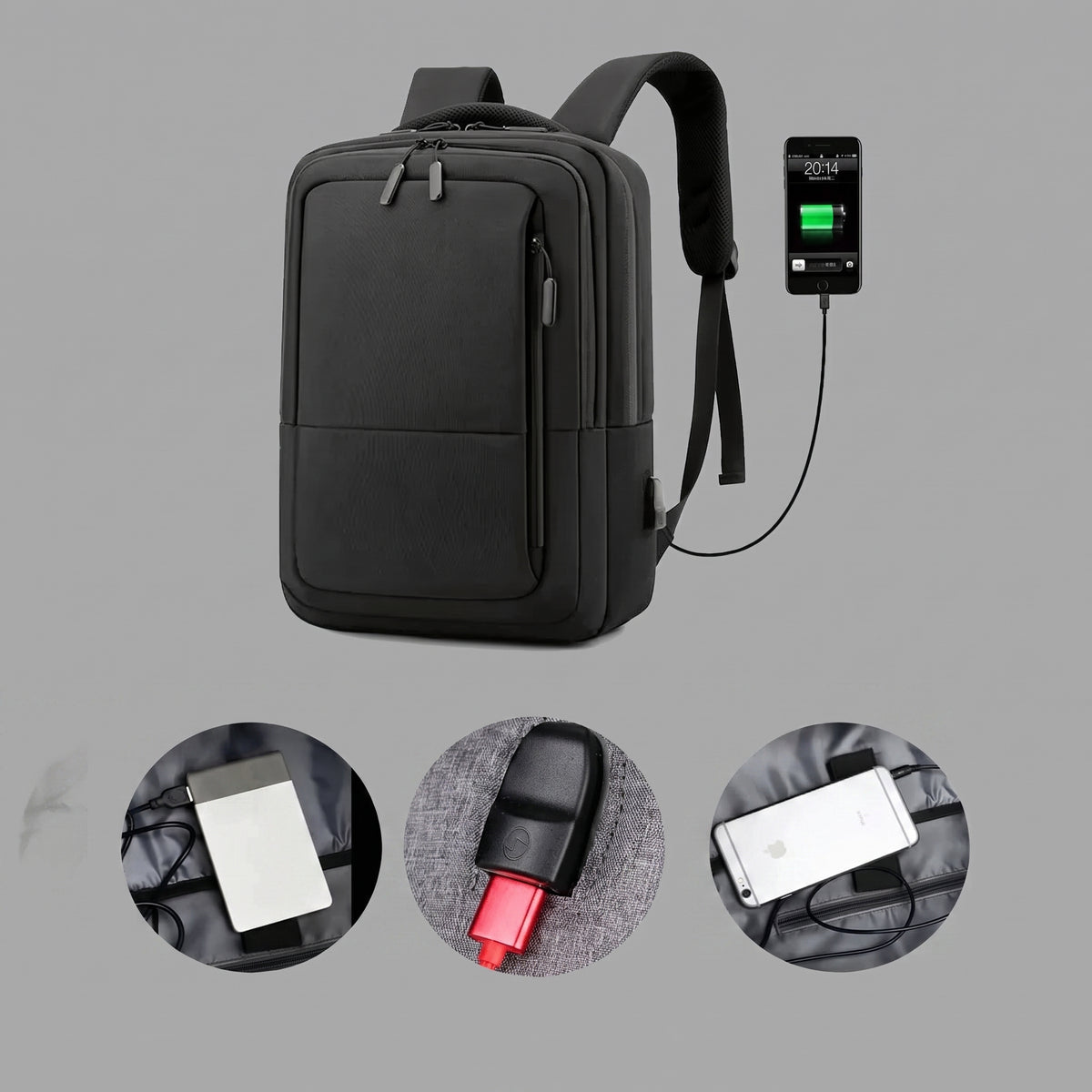 Sac à Dos pour Homme 15.6 Pouces - Édition Voyage – vue 7 – Yokabag
