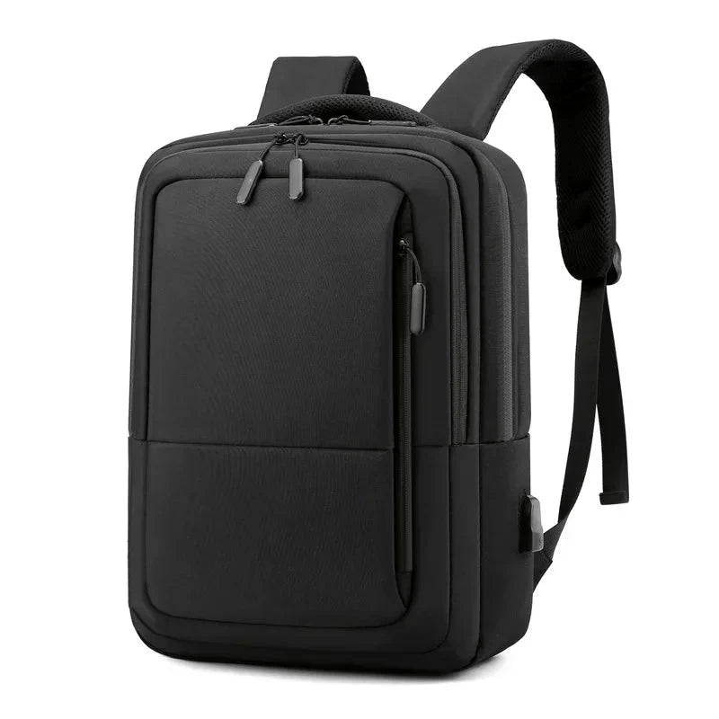 Sac à Dos pour Homme 15.6 Pouces - Édition Voyage Noir – vue 2 – Yokabag