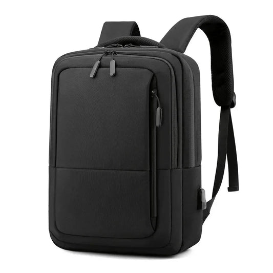 Sac à Dos pour Homme 15.6 Pouces - Édition Voyage Noir – vue 2 – Yokabag