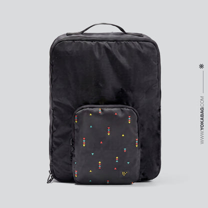 Sac à Dos Pliable Voyage Urbain Bleu Marine – vue 2 – Yokabag