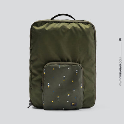 Sac à Dos Pliable Voyage Urbain Rose – vue 4 – Yokabag