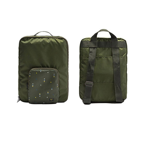 Sac à Dos Pliable Voyage Urbain Rose – vue 4 – Yokabag