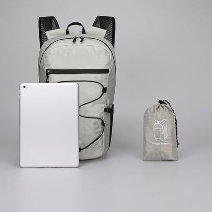 Sac à Dos Pliable et Imperméable 20L - Collection Voyage Anthracite – vue 4 – Yokabag