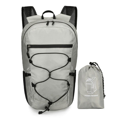 Sac à Dos Pliable et Imperméable 20L - Collection Voyage Noir – vue 2 – Yokabag