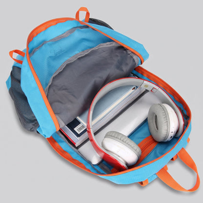 Sac à Dos Pliable Voyager - Pocket Bag (22L) Bleu Marine – vue 3 – Yokabag