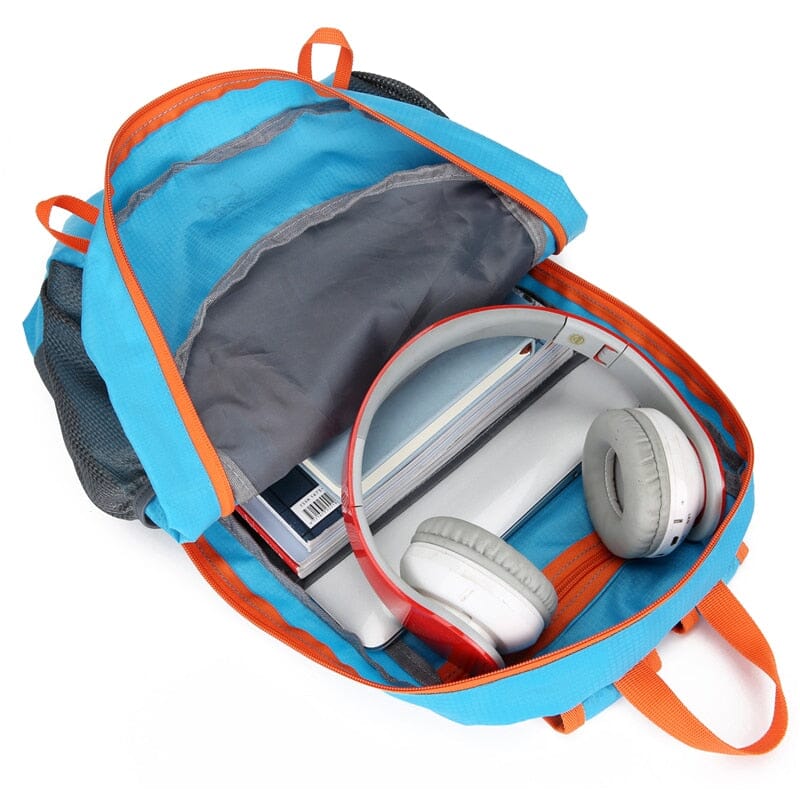 Sac à Dos Pliable Voyager - Pocket Bag (22L) Bleu Marine – vue 3 – Yokabag