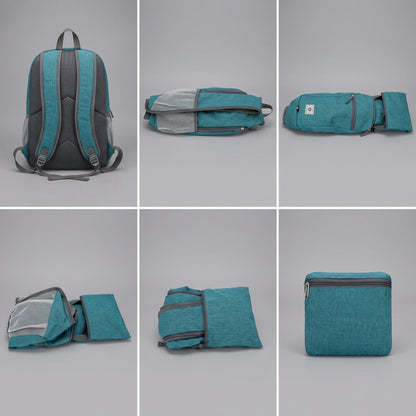Sac à Dos Pliable pour Voyage - Ultra Léger (20L) Anthracite – vue 4 – Yokabag