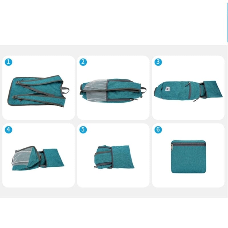 Sac à Dos Pliable pour Voyage - Ultra Léger (20L) Anthracite – vue 4 – Yokabag