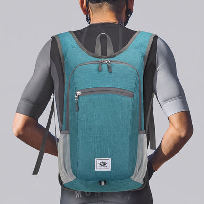 Sac à Dos Pliable pour Voyage - Ultra Léger (20L) Bleu – vue 3 – Yokabag