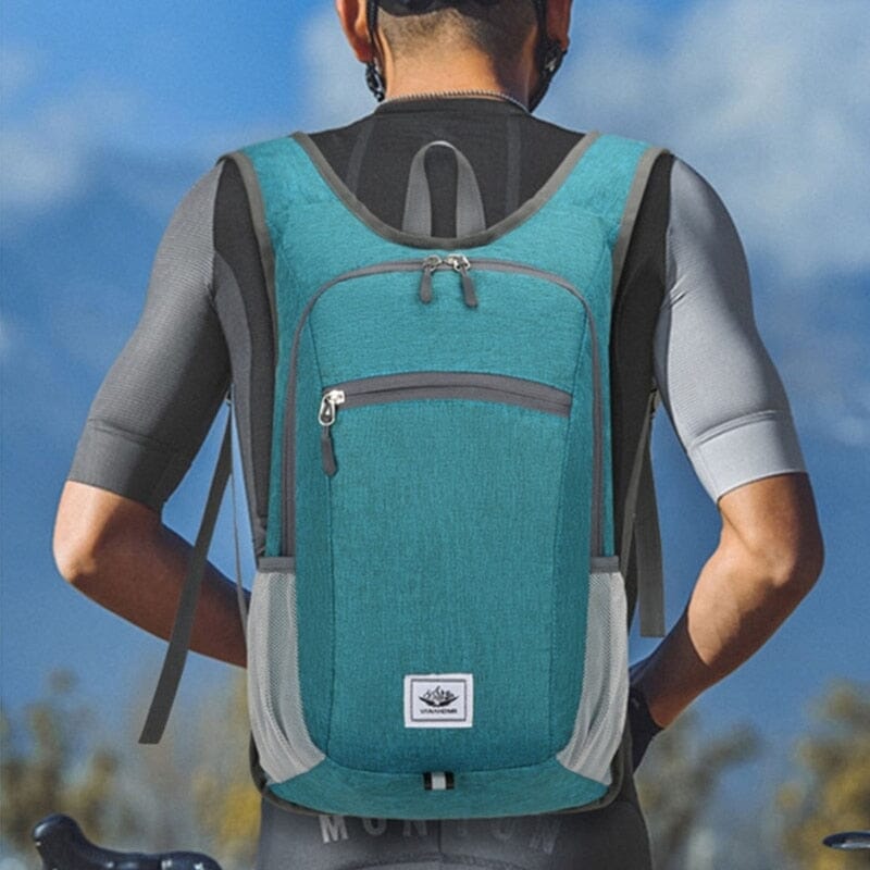Sac à Dos Pliable pour Voyage - Ultra Léger (20L) Bleu – vue 3 – Yokabag