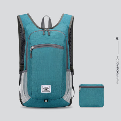 Sac à Dos Pliable pour Voyage - Ultra Léger (20L) Rouge – vue 5 – Yokabag