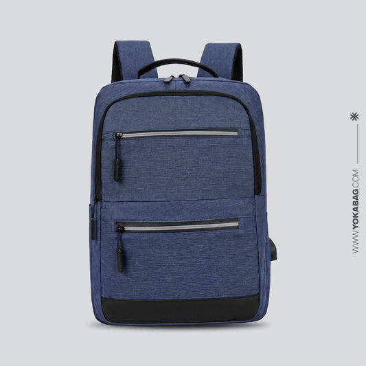 Sac à Dos pour PC Portable 15.6 Pouces Noir – vue 2 – Yokabag