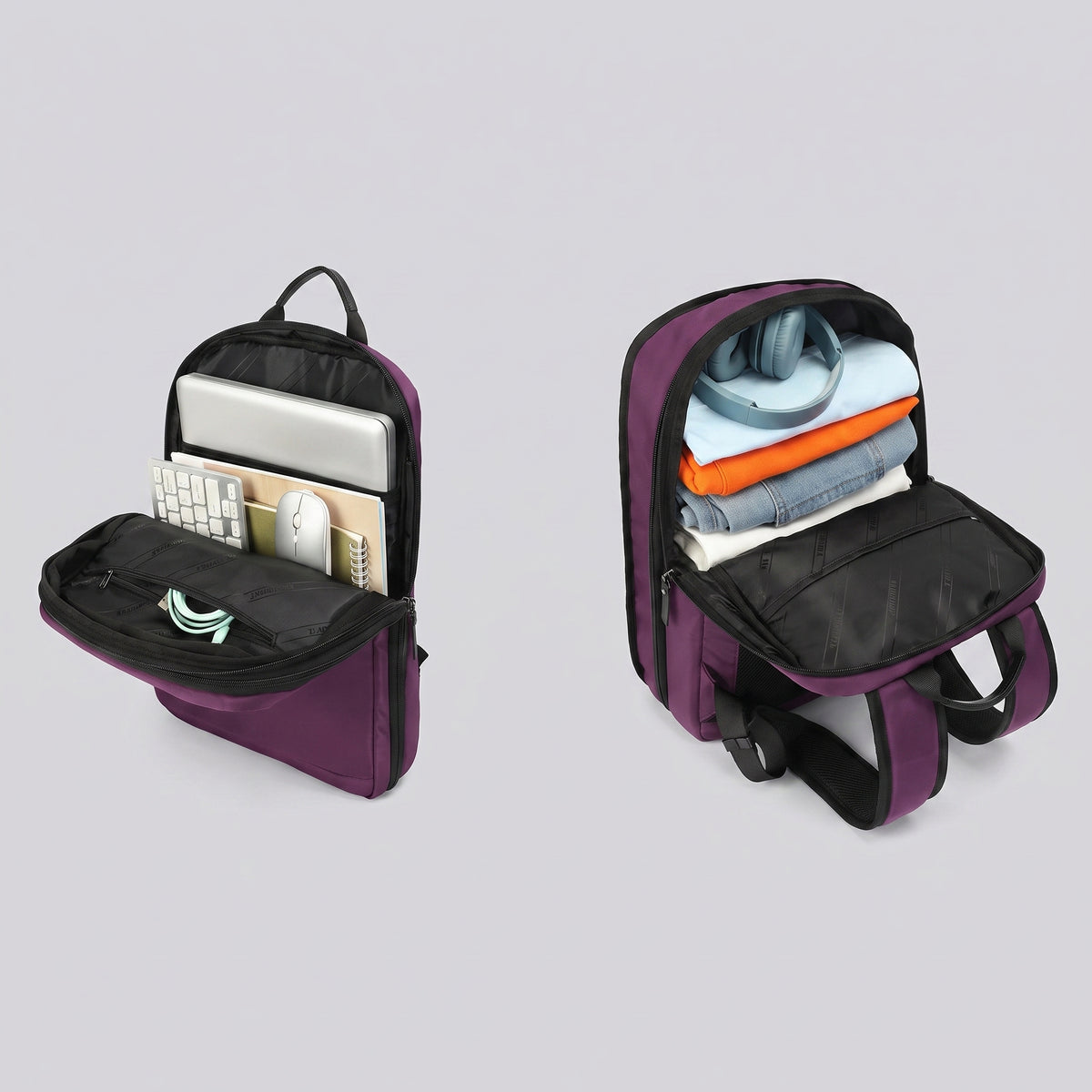 Sac à Dos pour PC Portable Femme 15.6 Pouces – vue 5 – Yokabag