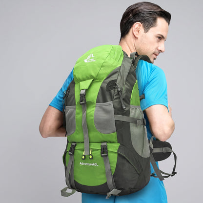 Sac à Dos Randonnée - Exploration (50L) Bleu – vue 2 – Yokabag