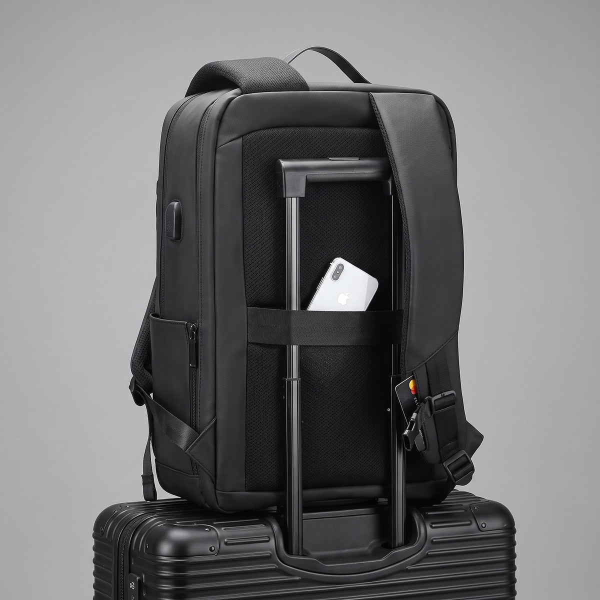 Sac à Dos Voyager Rigide - Sécurisé (USB) – vue 6 – Yokabag