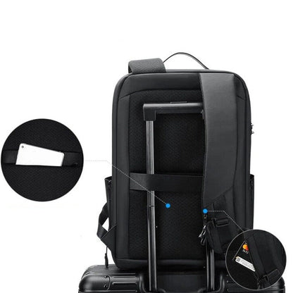 Sac à Dos Voyager Rigide - Sécurisé (USB) – vue 6 – Yokabag