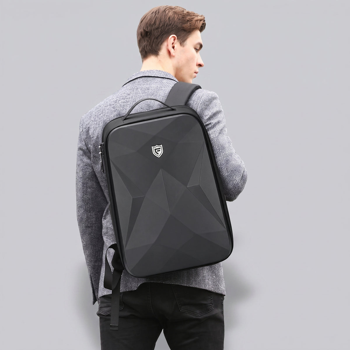 Sac à Dos Voyager Rigide - Sécurisé (USB) – vue 2 – Yokabag
