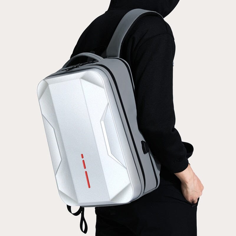 Sac à Dos Voyage Rigide - Ordinateur Portable (17.3 Pouces) Noir – vue 2 – Yokabag