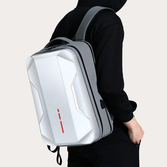 Sac à Dos Voyage Rigide - Ordinateur Portable (17.3 Pouces) Noir – vue 2 – Yokabag