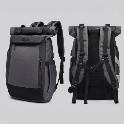 Sac à Dos Roll Top Voyage USB – vue 8 – Yokabag