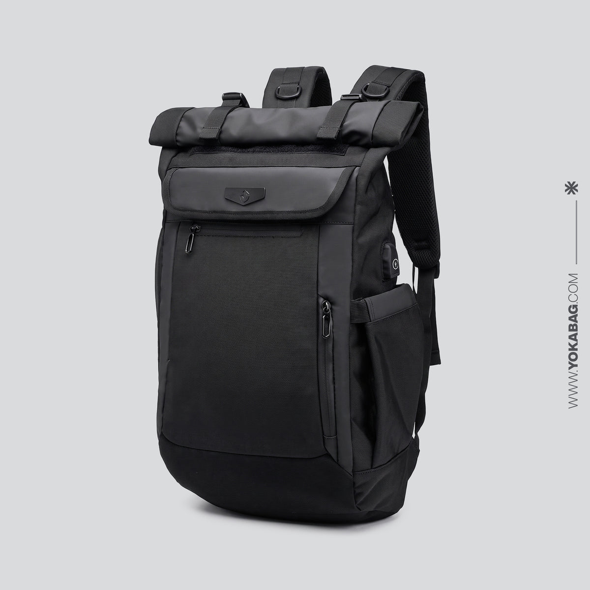 Sac à Dos Roll Top Voyage USB