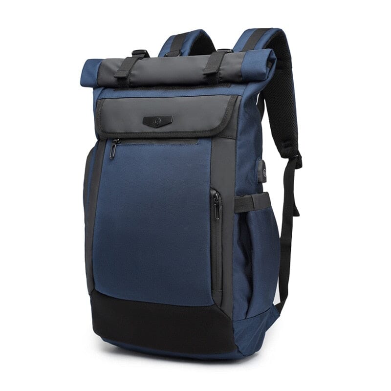 Sac à Dos Roll Top Voyage USB Red – vue 4 – Yokabag